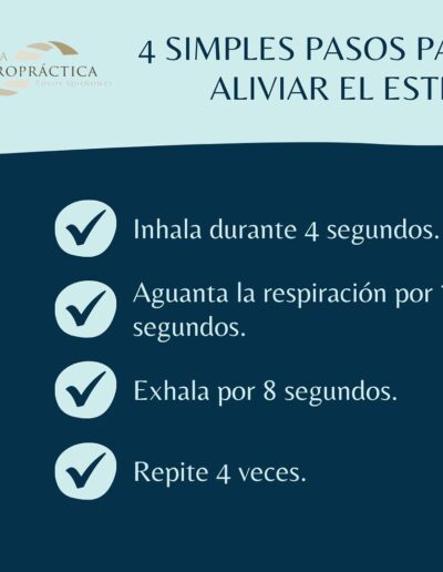 4 pasos para aliviar el estres